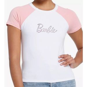 NWT 💝 BARBIE 💝 TOP rhinestone baby tee shirt